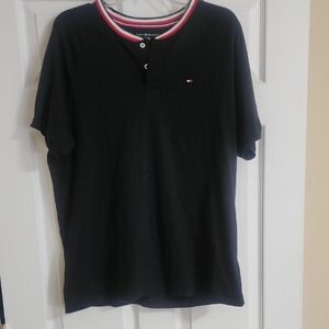 Tommy Hilfiger Men's Polo with Red and White Accents